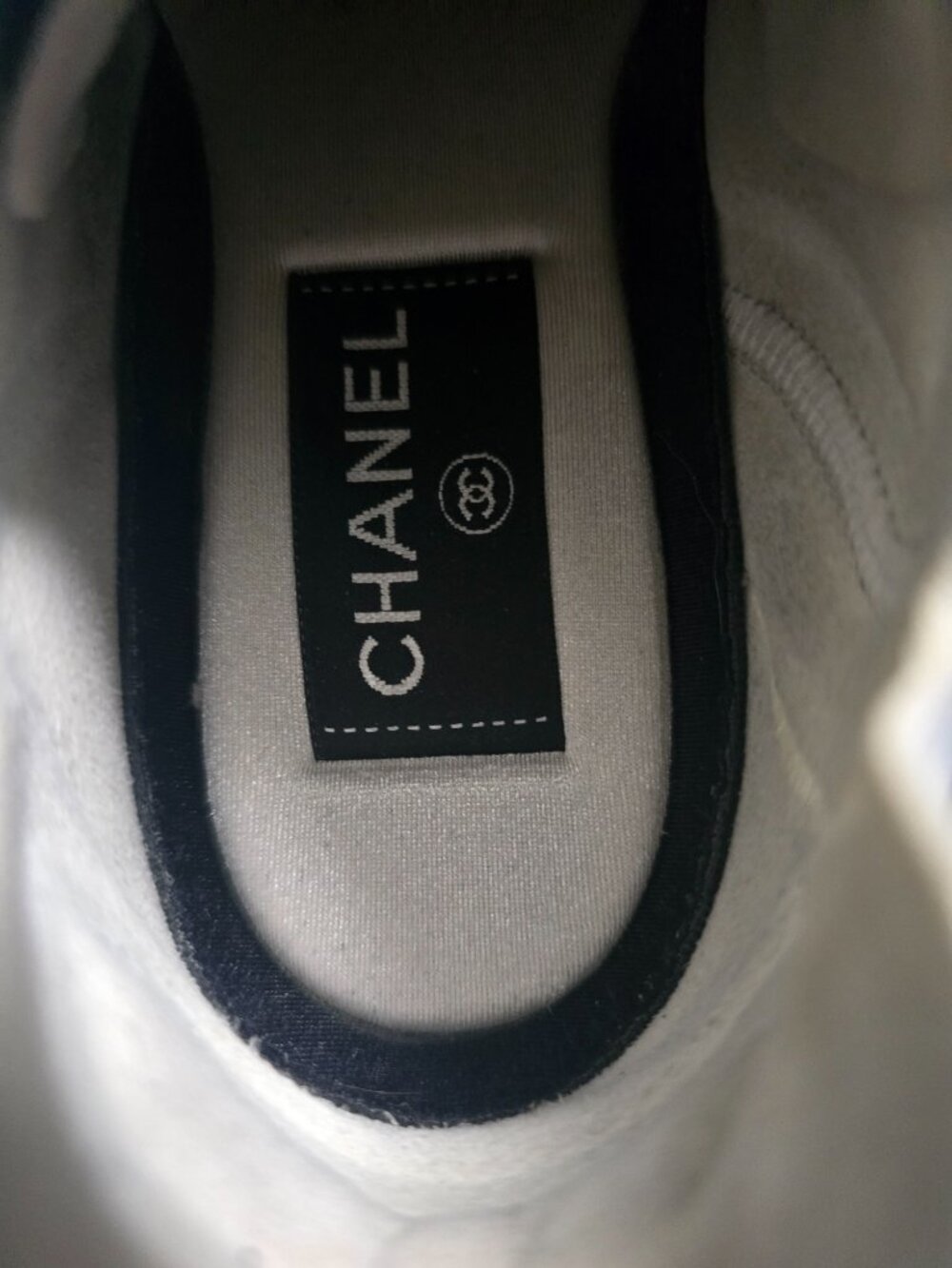 Chanel Women's Sneakers Black White G34763 Made in Italy - Picture 5 of 7